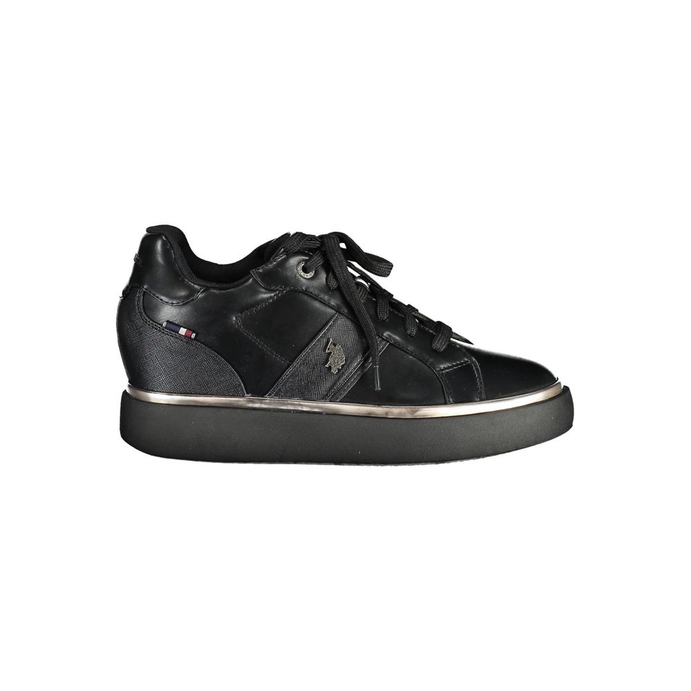 U.S. Polo Assn. Black Polyester Women Sneaker