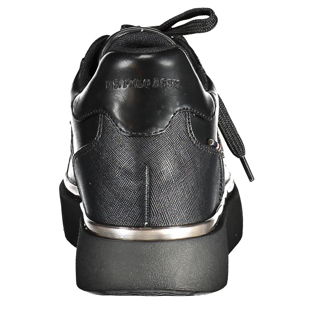 U.S. Polo Assn. Black Polyester Women Sneaker