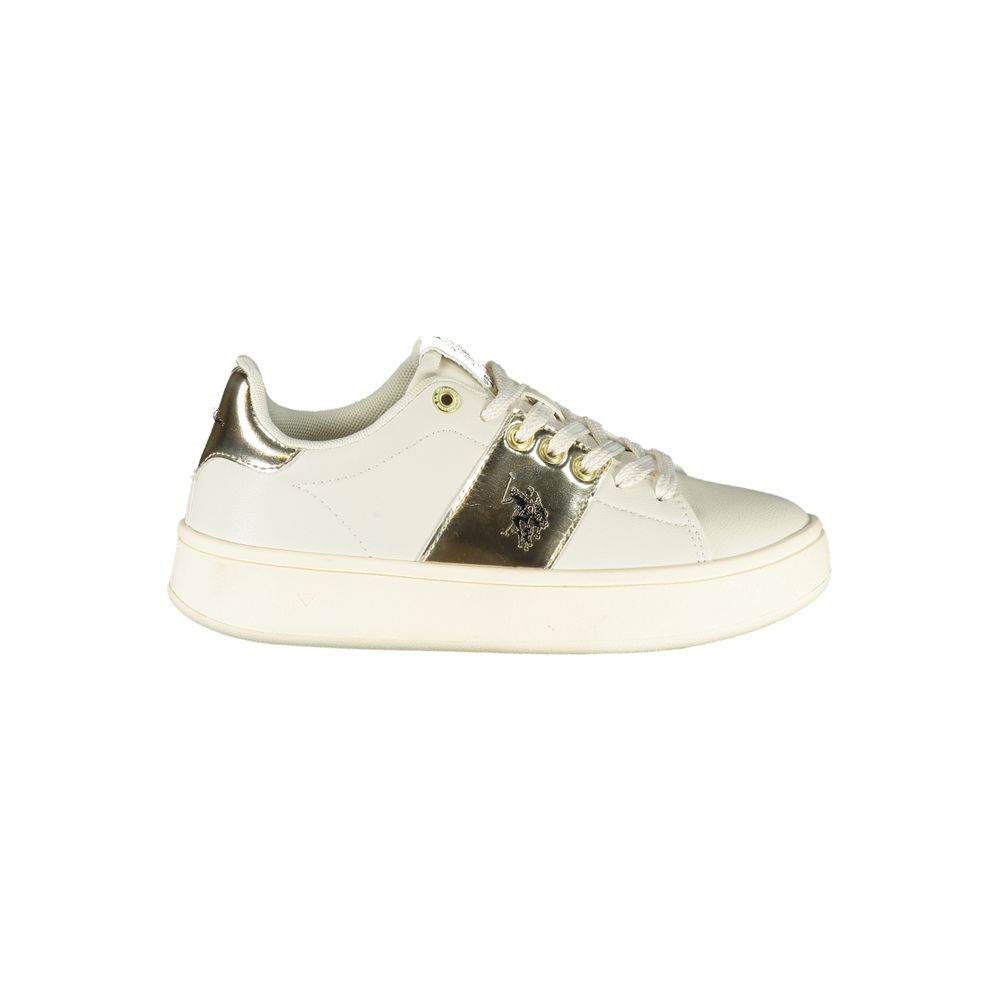 U.S. Polo Assn. Beige Polyethylene Women Sneaker