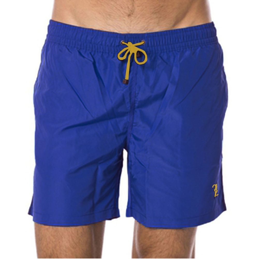 Billionaire Blue Polyester Men's Swim Trunk