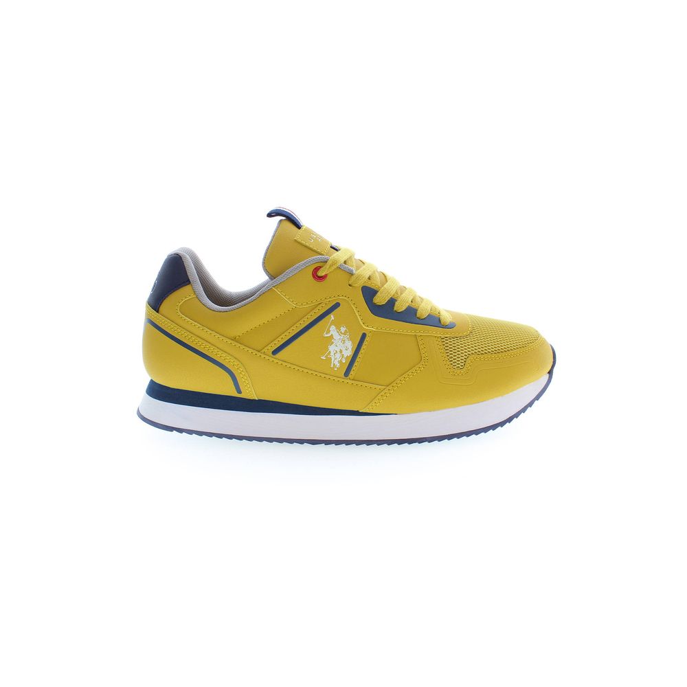 U.S. Polo Assn. Yellow Polyester Men Sneaker