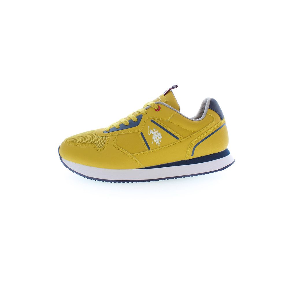 U.S. Polo Assn. Yellow Polyester Men Sneaker