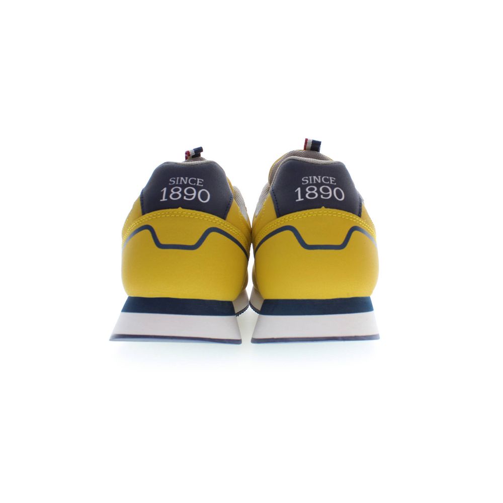 U.S. Polo Assn. Yellow Polyester Men Sneaker