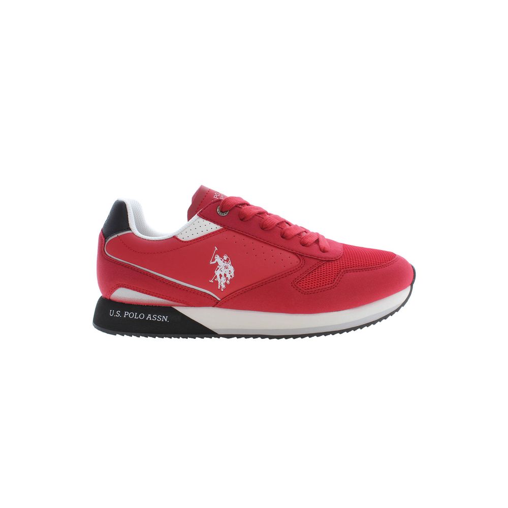 U.S. Polo Assn. Red Polyester Men Sneaker