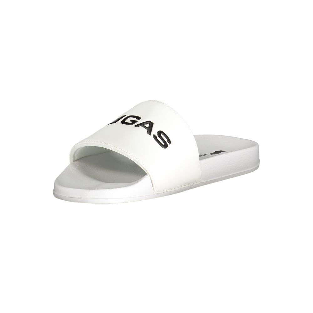 Gas White Polyester Men Sandal