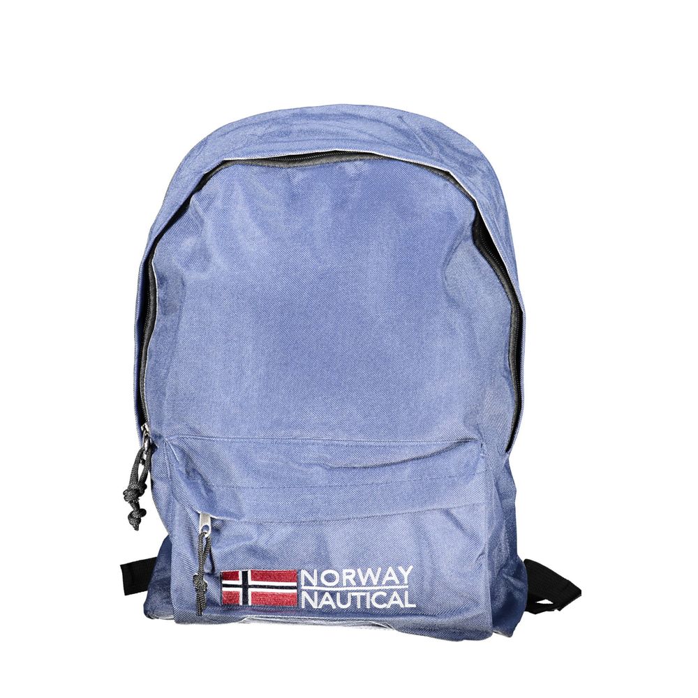 Geographical Norway Blue Polyester Backpack