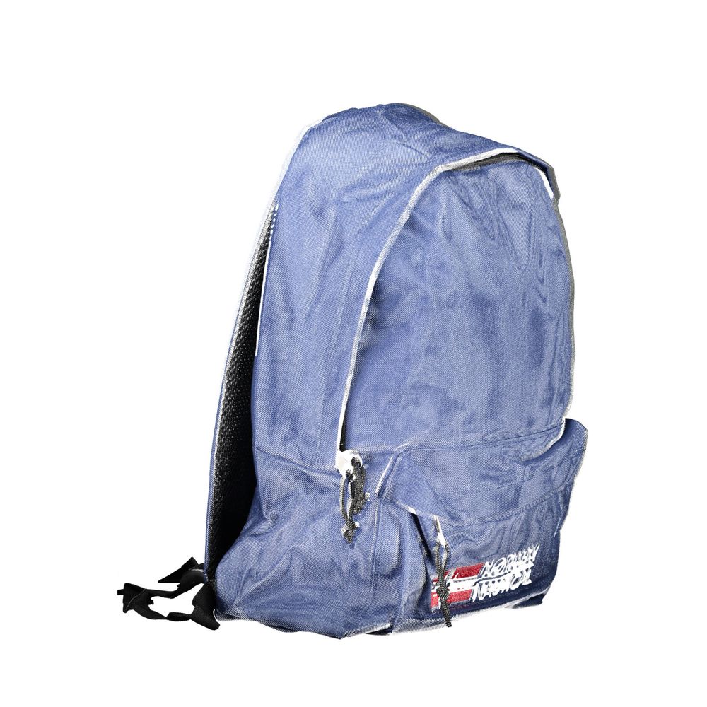Geographical Norway Blue Polyester Backpack