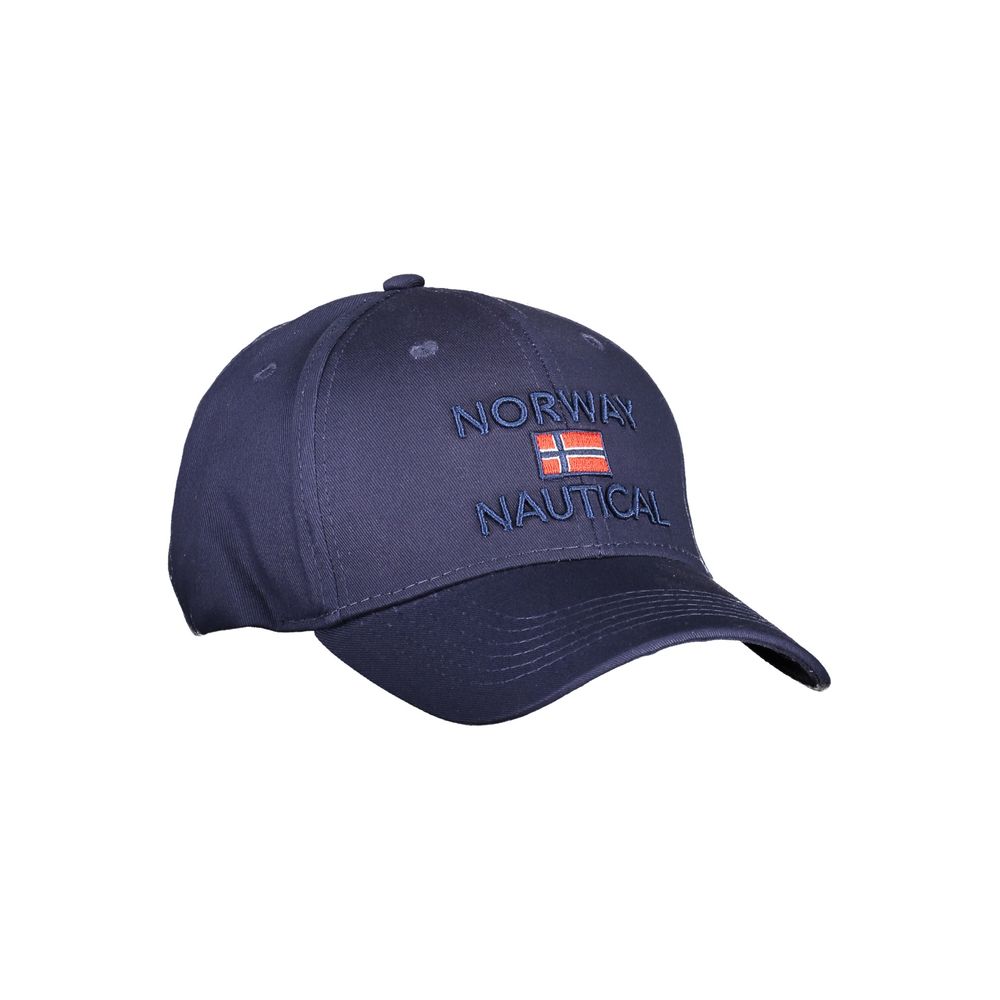 Geographical Norway Blue Cotton Men Cap