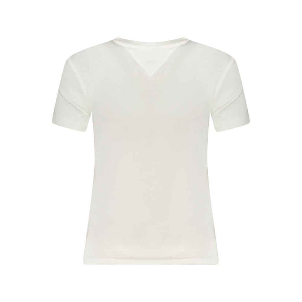 Tommy Hilfiger White Cotton Tops & T-Shirt