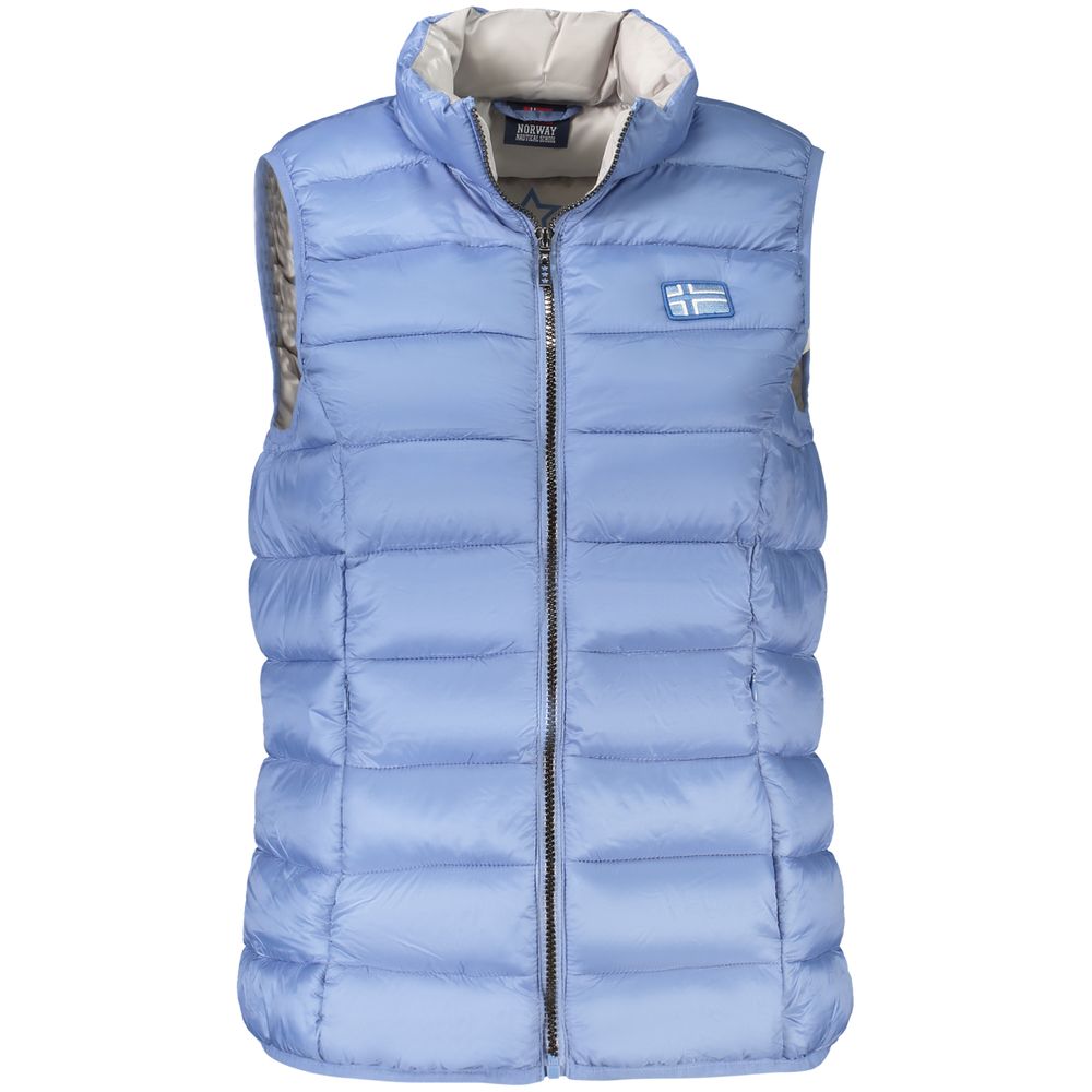 Geographical Norway Light Blue Polyamide Women Jacket