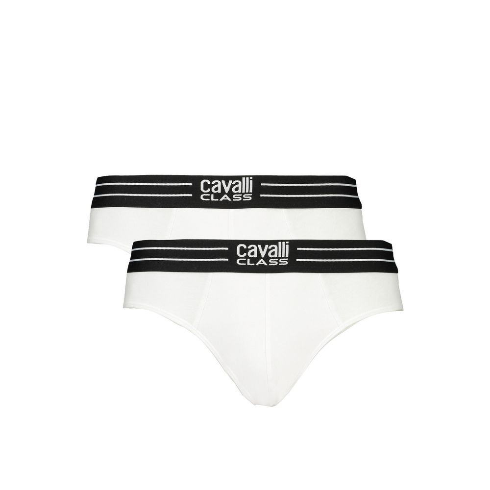 cavalli CLASS White Cotton Mens Underwear