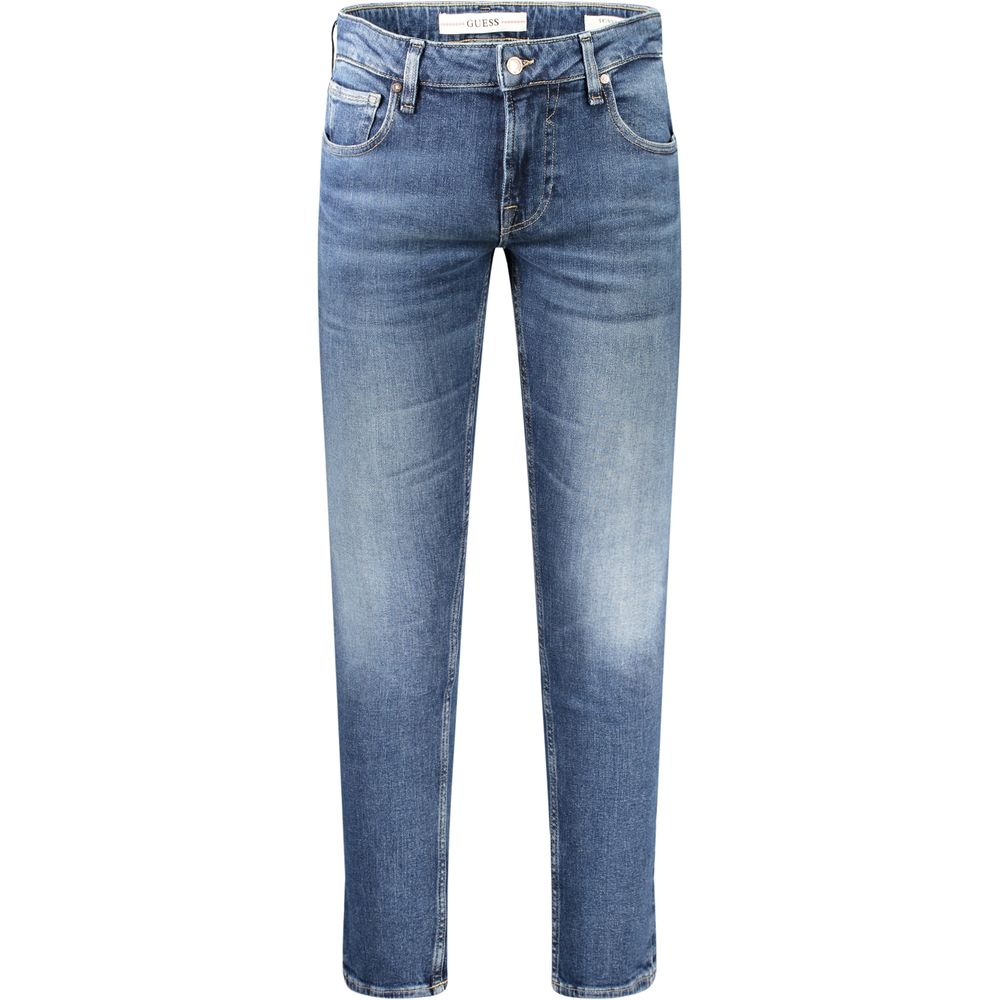 Guess Shoes Blue Cotton Jeans & Pant