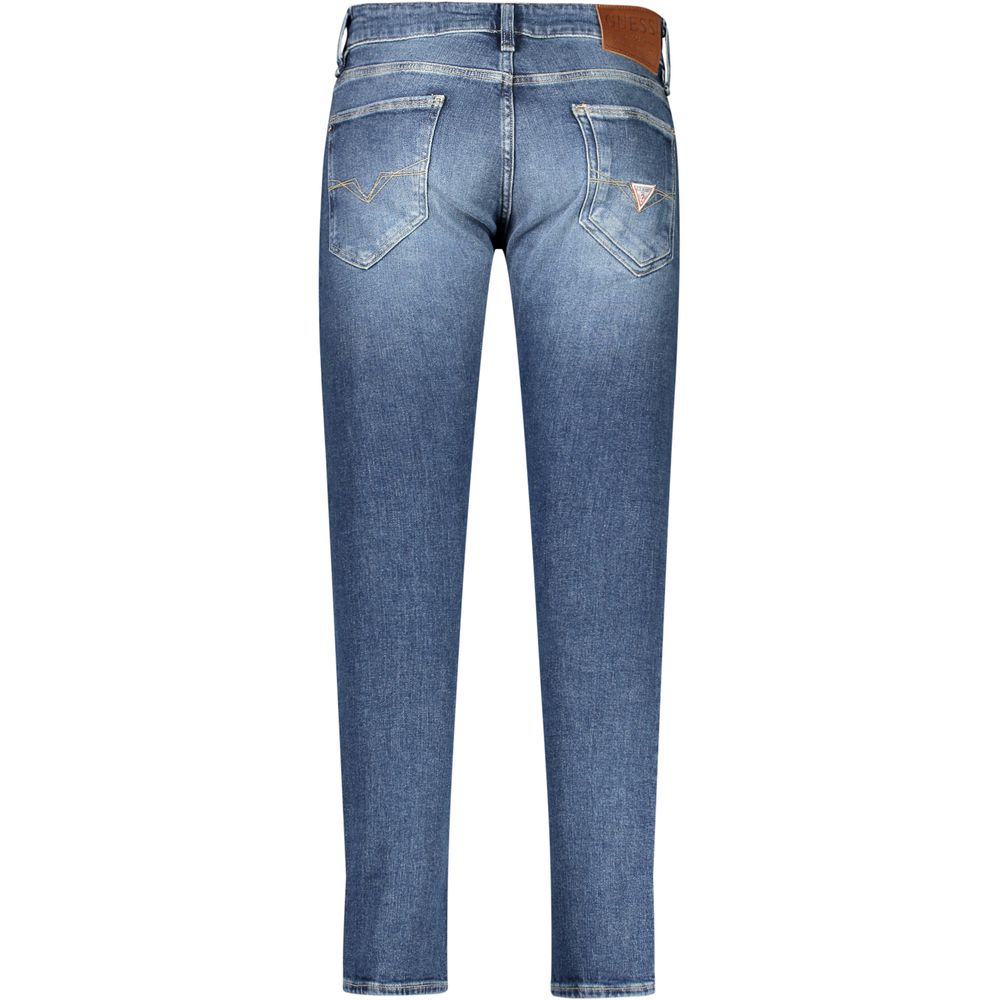 Guess Shoes Blue Cotton Jeans & Pant