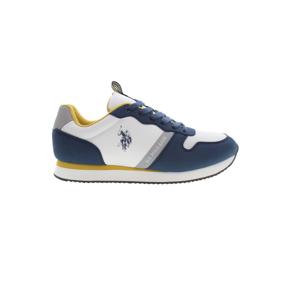 U.S. Polo Assn. Blue Polyester Men Sneaker