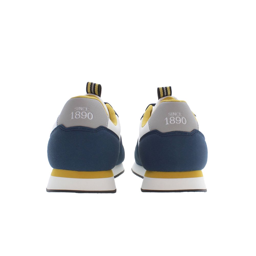 U.S. Polo Assn. Blue Polyester Men Sneaker