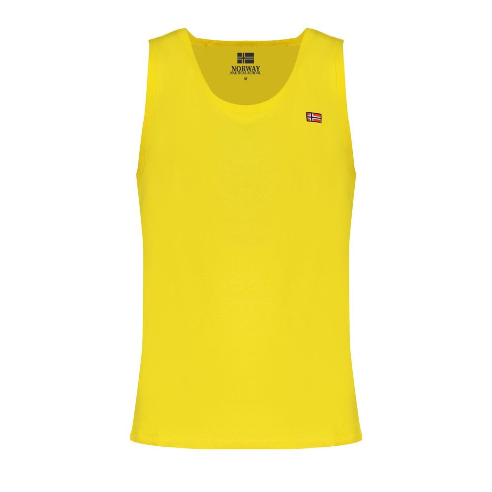 Geographical Norway Yellow Cotton Shirt