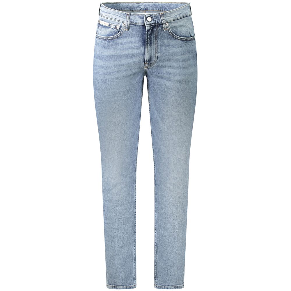 Calvin Klein Blue Cotton Men Jeans