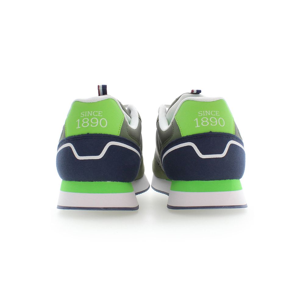 U.S. Polo Assn. Green Polyester Men Sneaker
