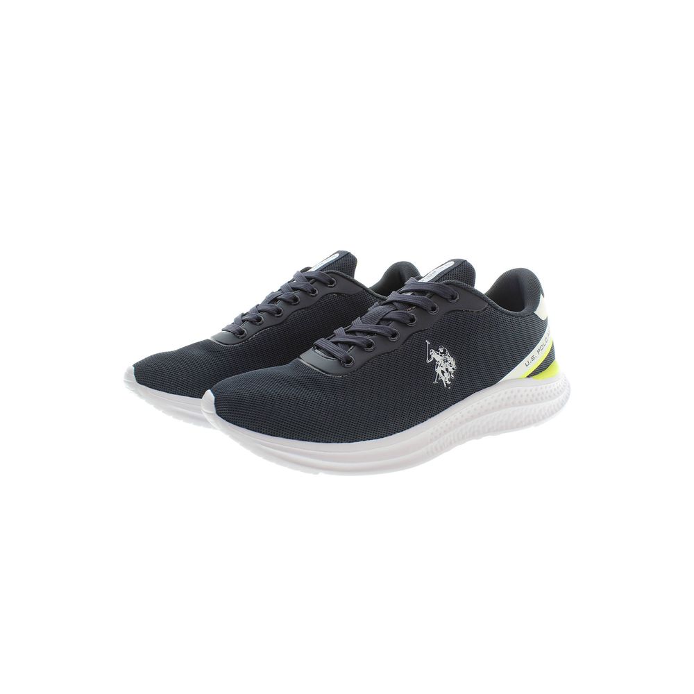 U.S. Polo Assn. Blue Polyester Men Sneaker