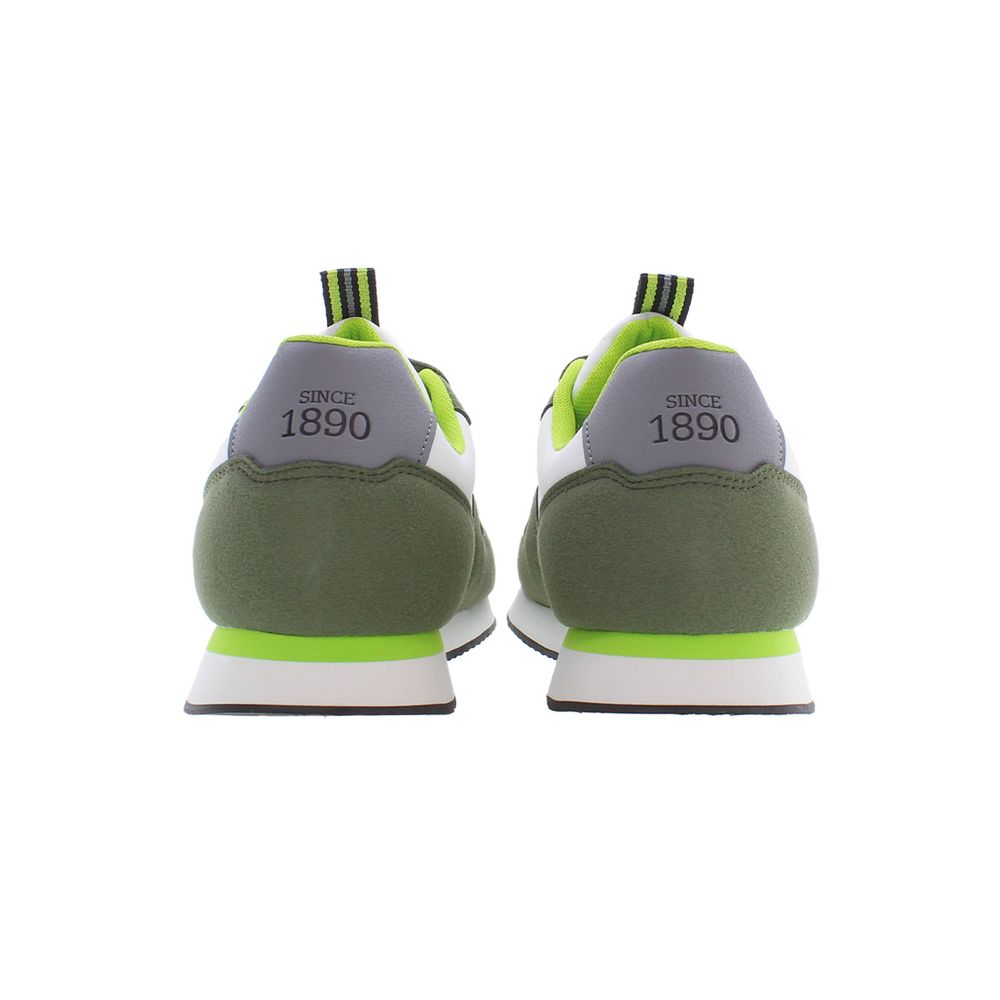 U.S. Polo Assn. Green Polyester Men Sneaker