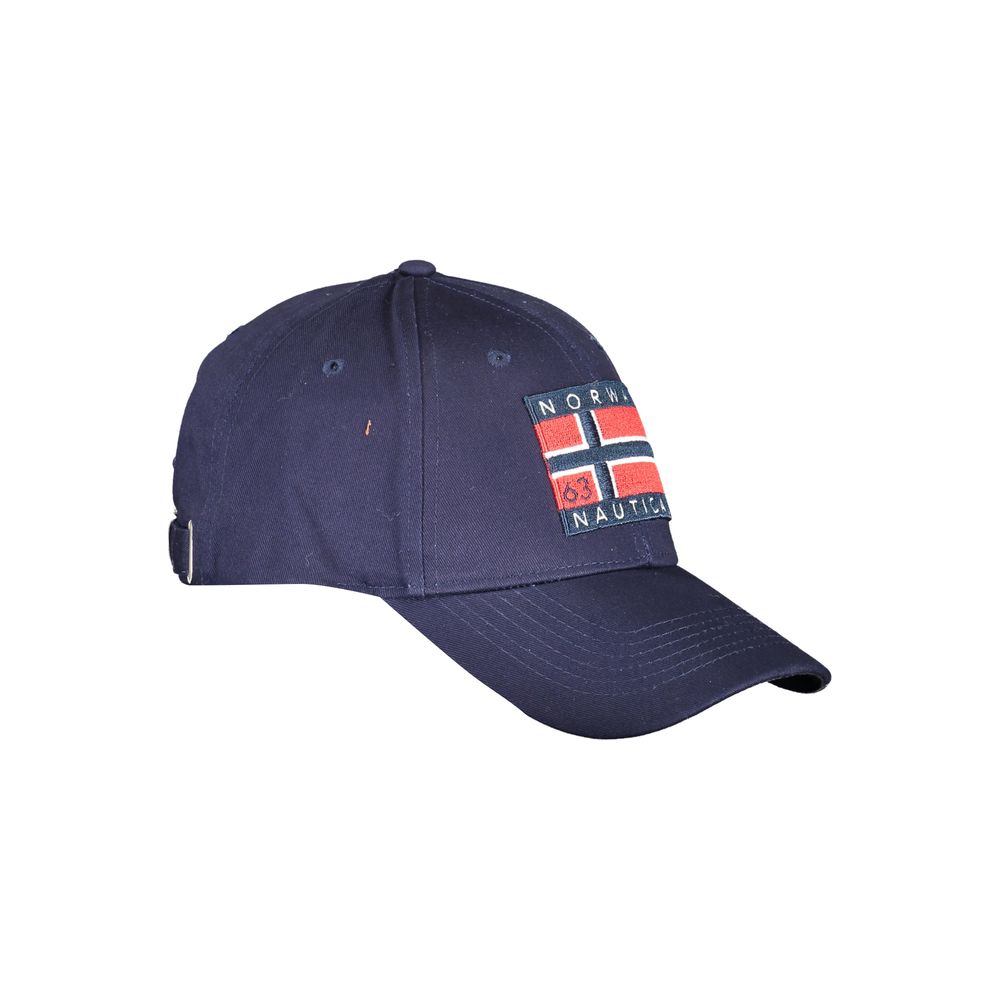 Geographical Norway Blue Cotton Hats & Cap