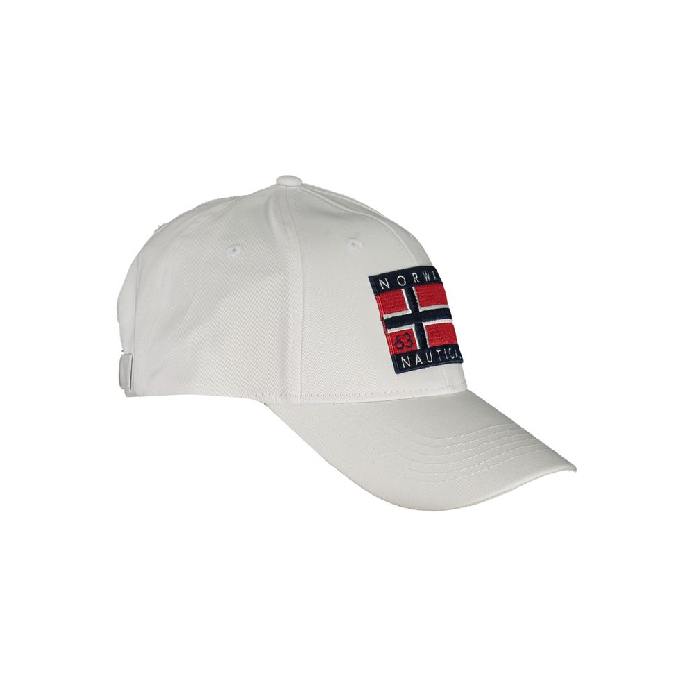 Geographical Norway White Cotton Hats & Cap