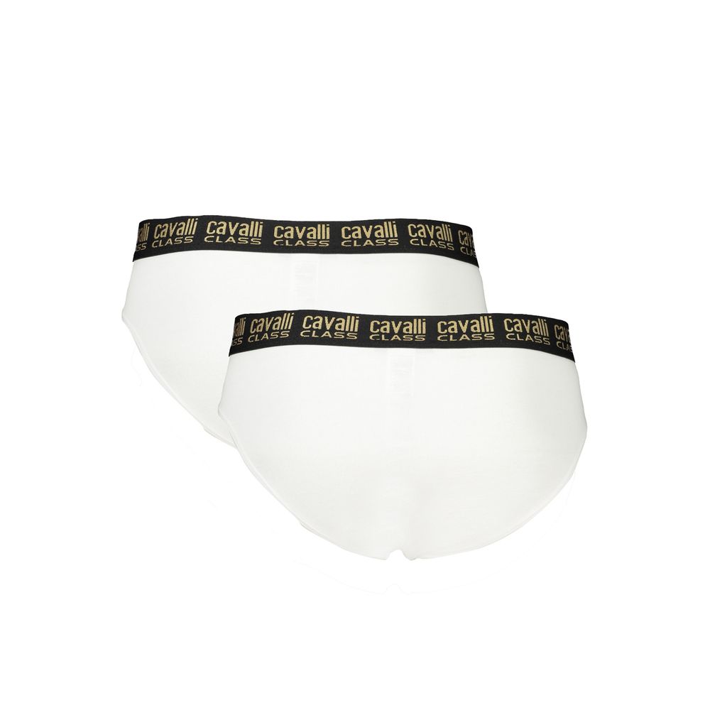 cavalli CLASS White Cotton Men Underwear