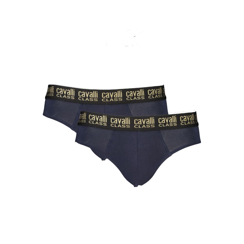 cavalli CLASS Blue Cotton Mens Underwear