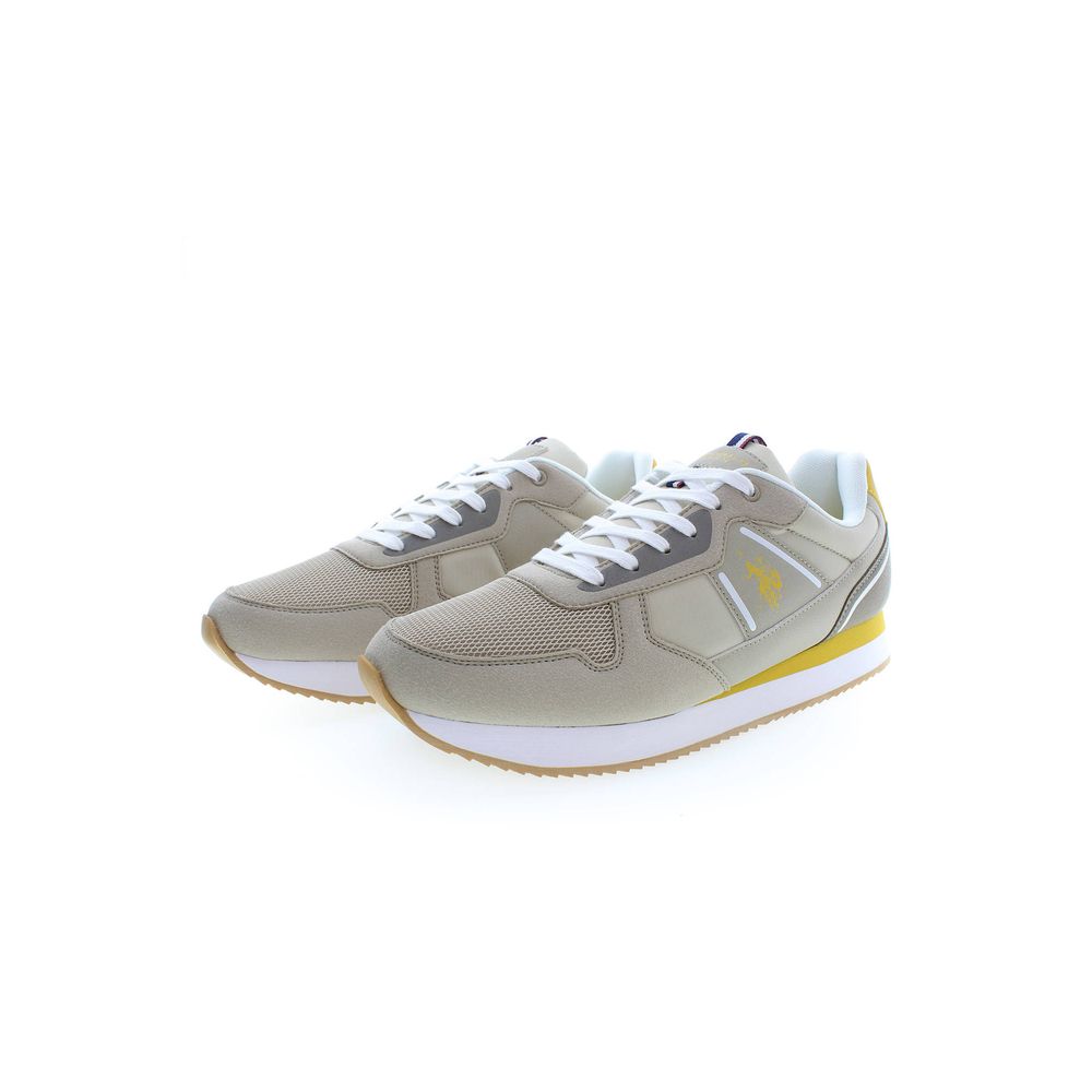 U.S. Polo Assn. Beige Polyester Men Sneaker