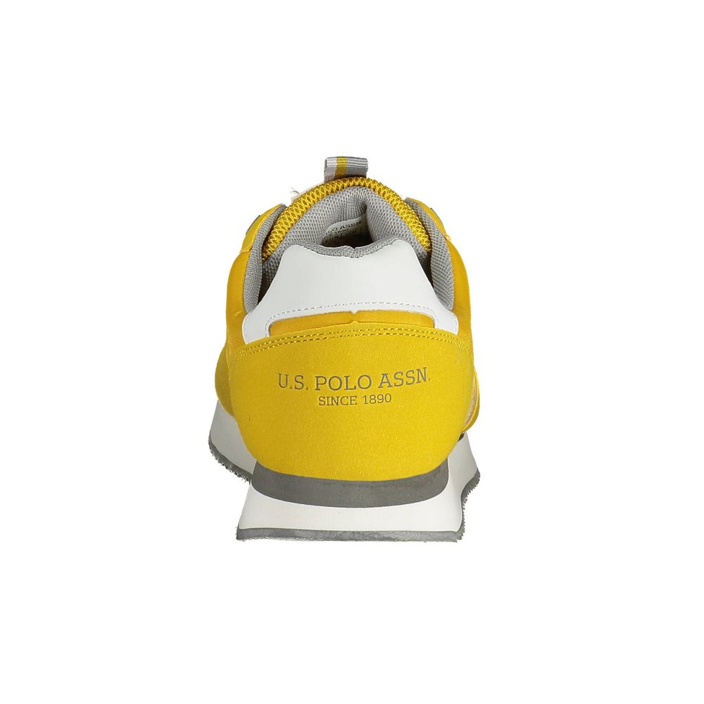 U.S. Polo Assn. Yellow Polyester Men Sneaker