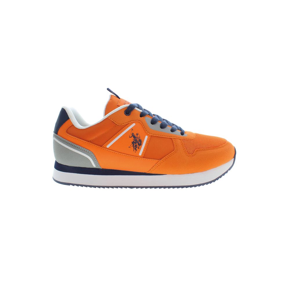 U.S. Polo Assn. Orange Polyester Men Sneaker