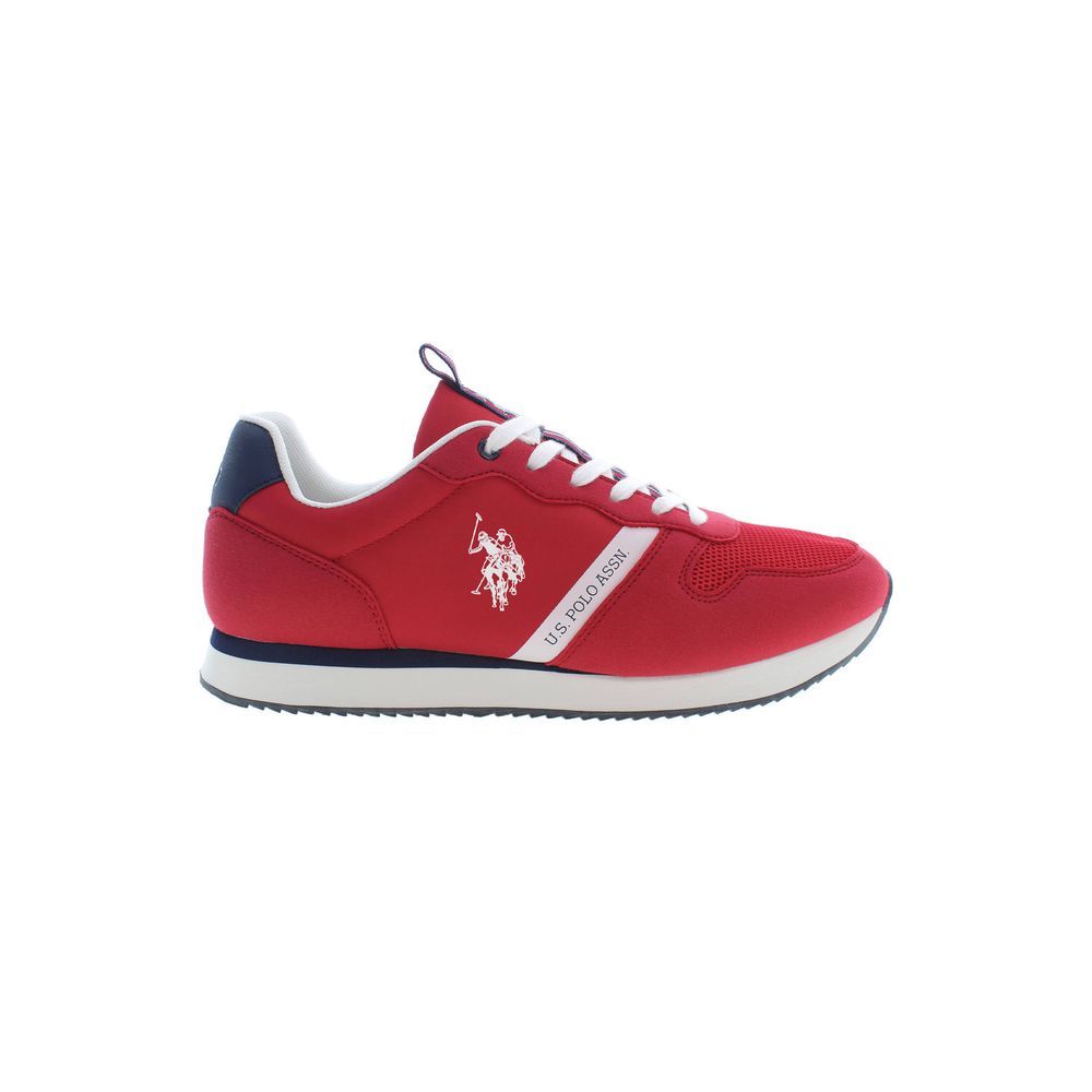 U.S. Polo Assn. Red Polyester Men Sneaker