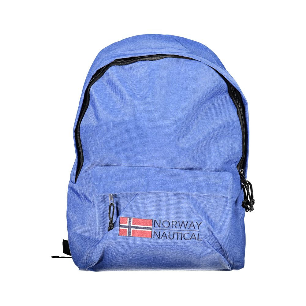 Geographical Norway Blue Polyester Men Backpack