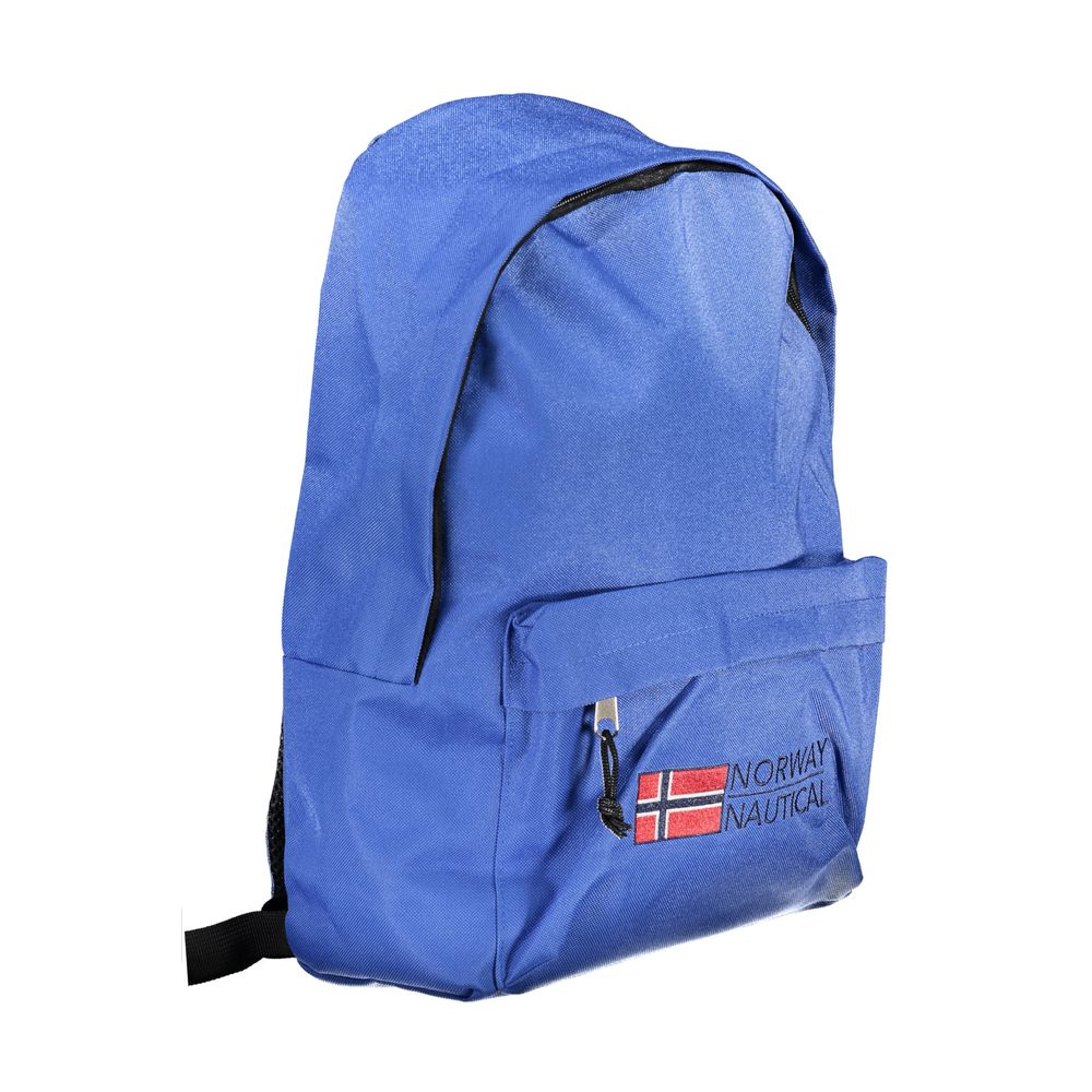 Geographical Norway Blue Polyester Men Backpack