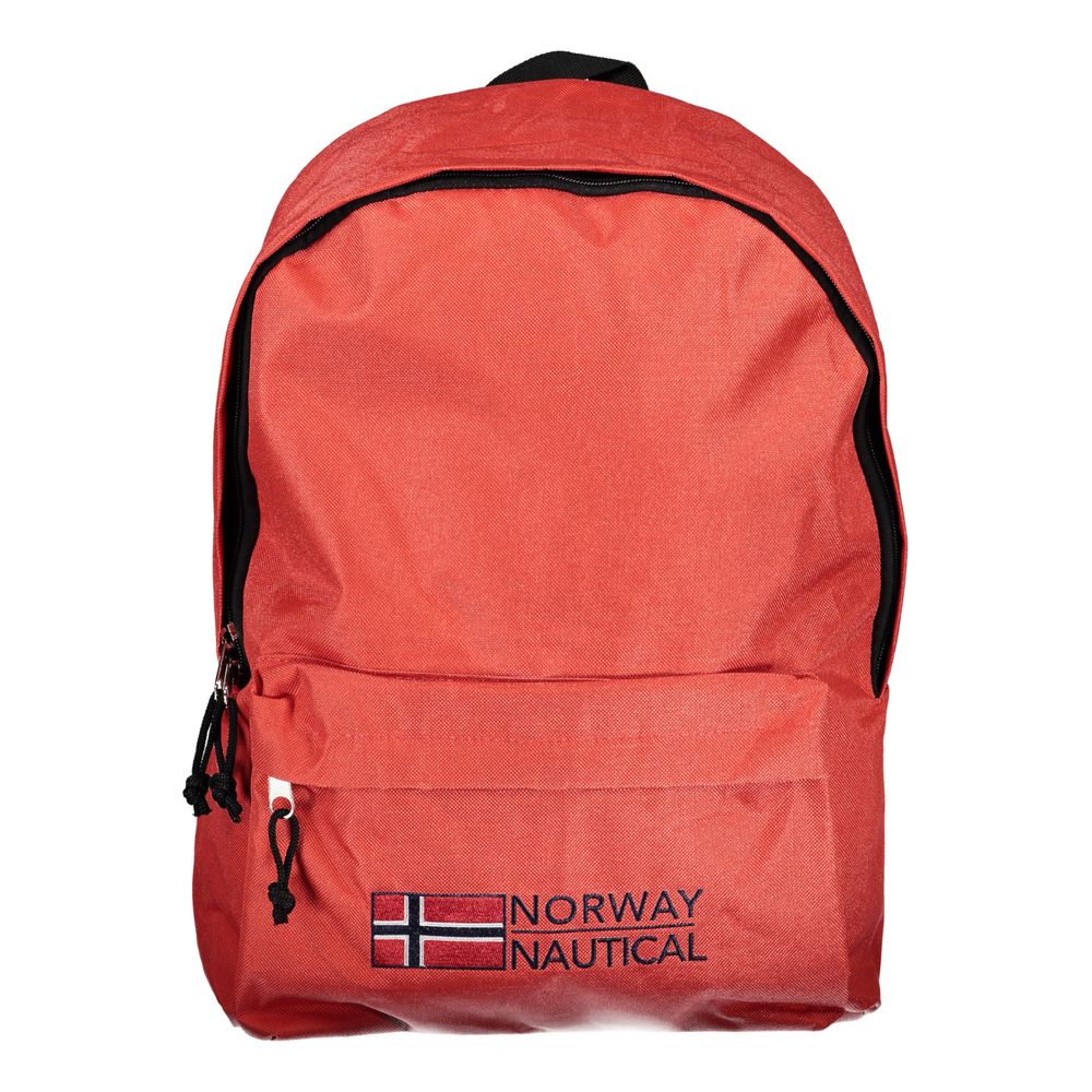 Geographical Norway Red Polyester Men Backpack