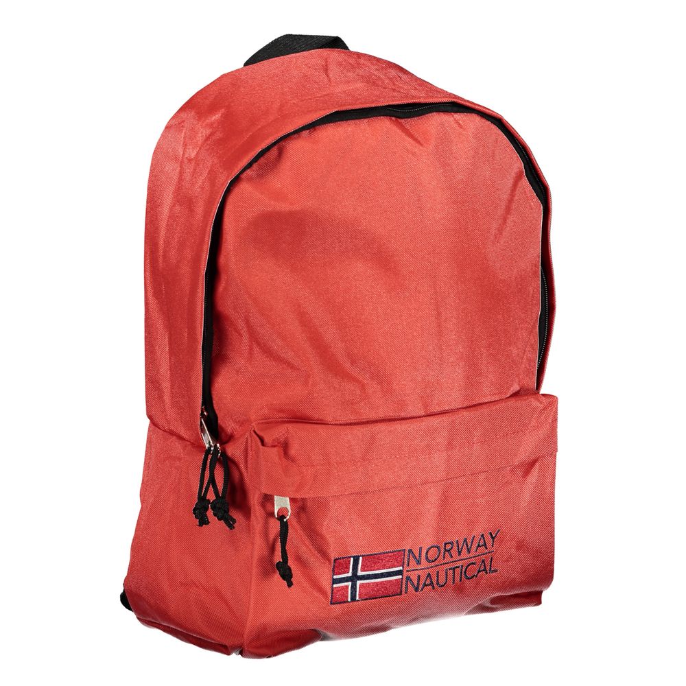 Geographical Norway Red Polyester Men Backpack