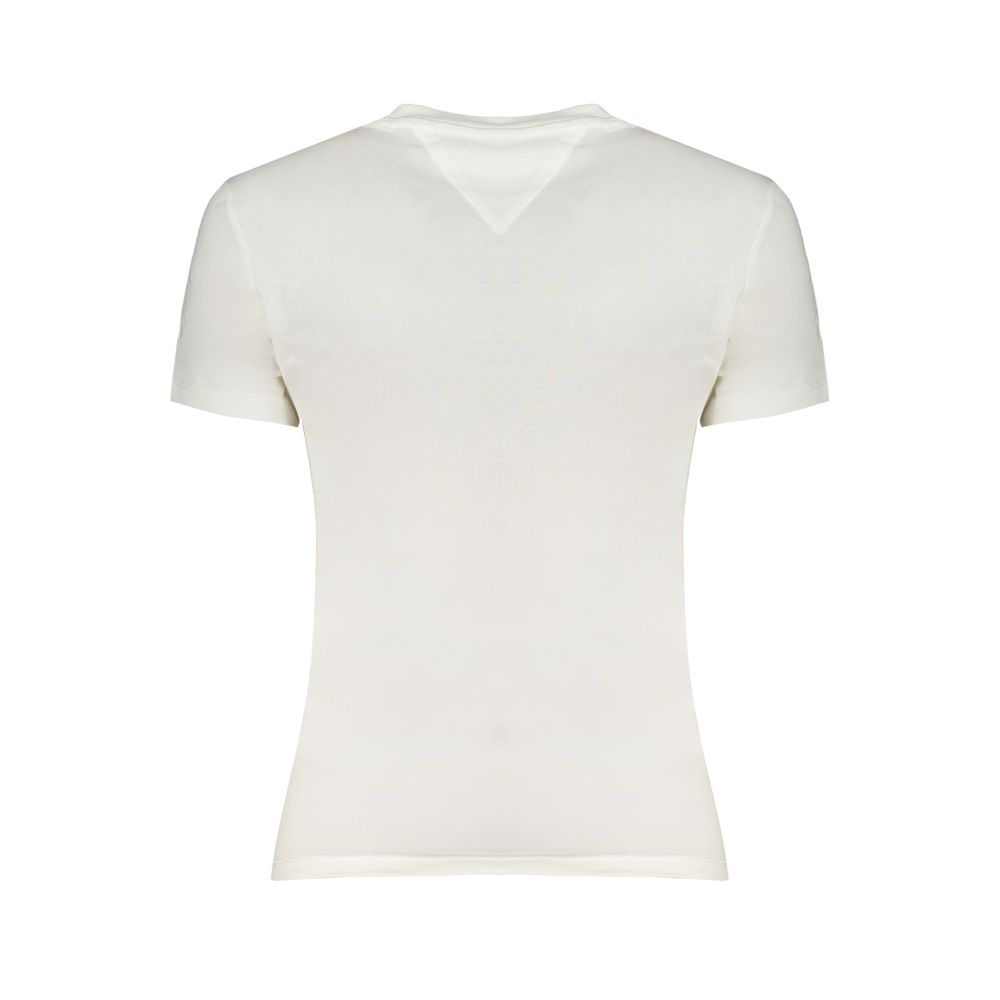 Tommy Hilfiger White Cotton Tops & T-Shirt