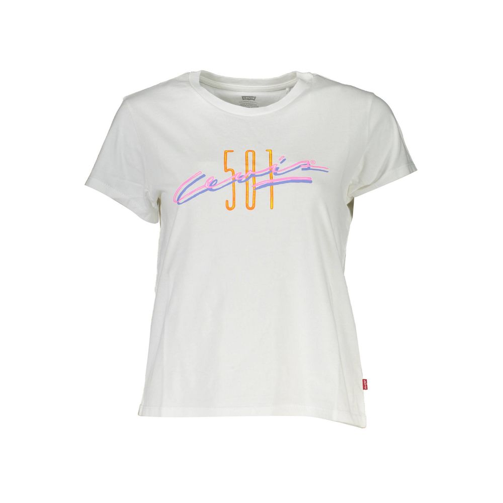 Levi´s White Cotton Women T-Shirt