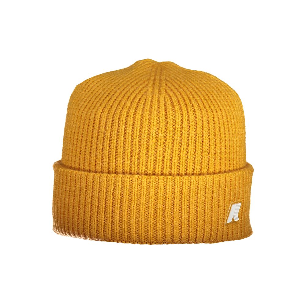 K-Way Yellow Wool Men Cap