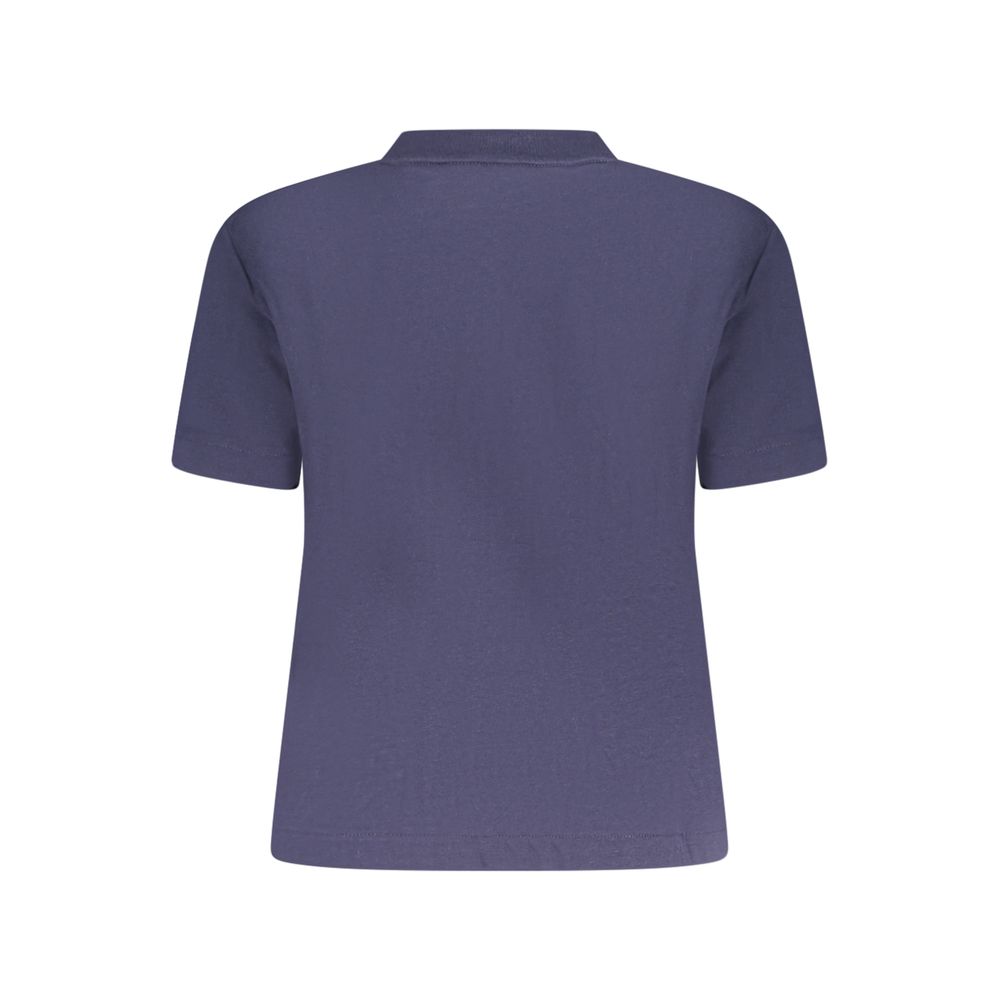 Calvin Klein Blue Cotton Women T-Shirt
