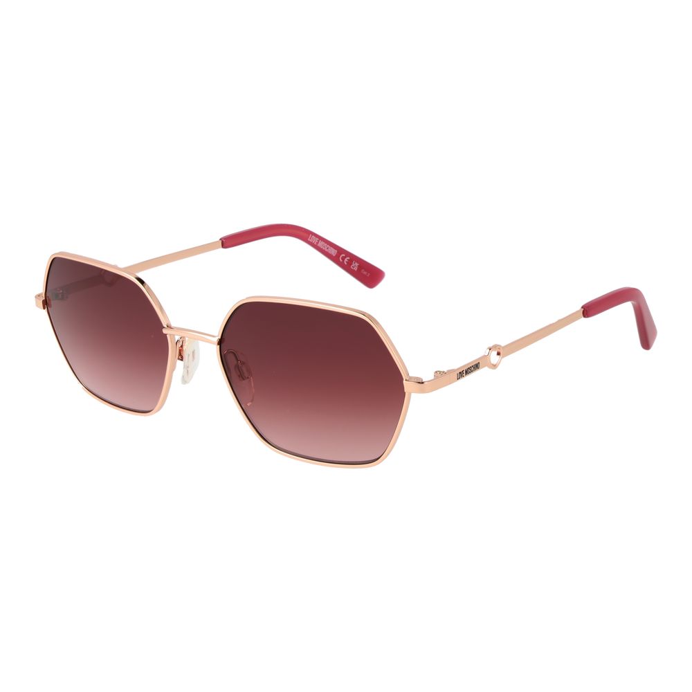 LOVE MOSCHINO Rose Gold Women Sunglass