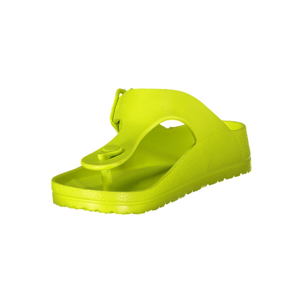 Geographical Norway Yellow Plastic Women Sandal