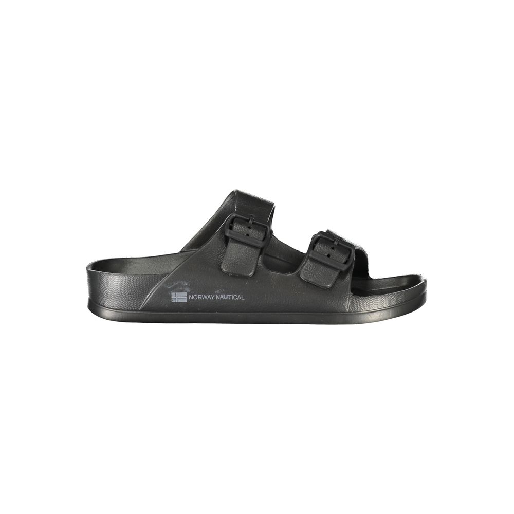 Geographical Norway Black Plastic Men Sandal