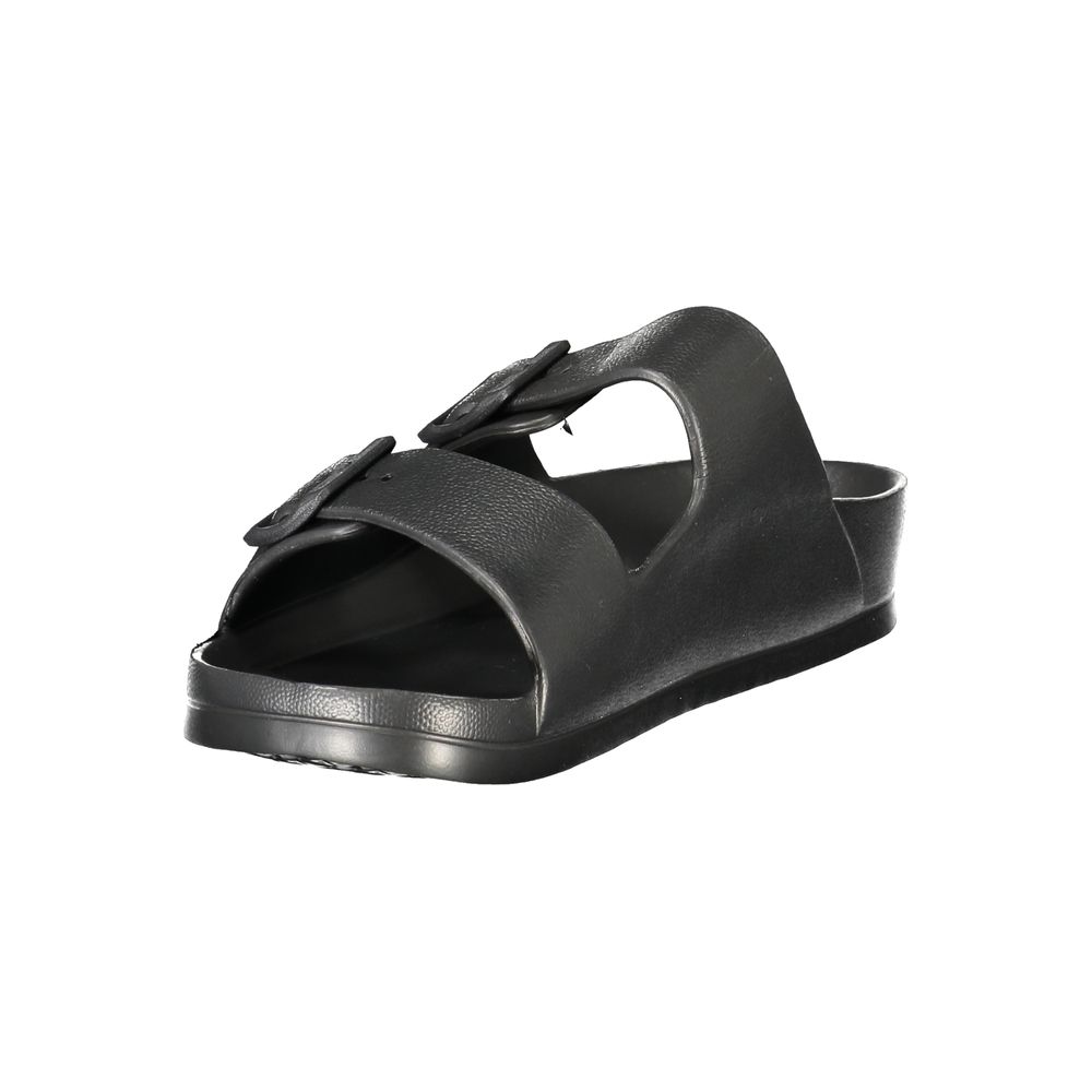 Geographical Norway Black Plastic Men Sandal