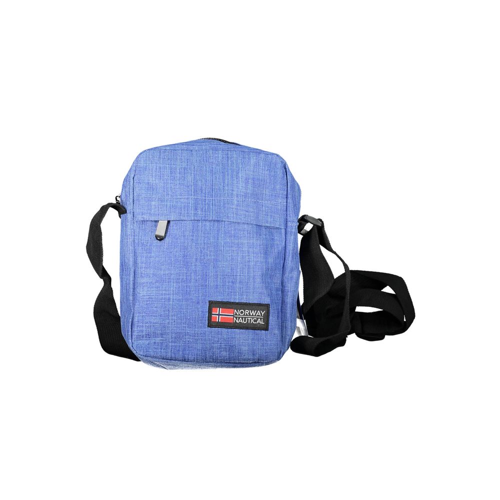 Geographical Norway Blue Polyester Shoulder Bag