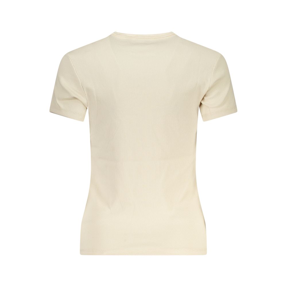 Tommy Hilfiger Beige Cotton Tops & T-Shirt