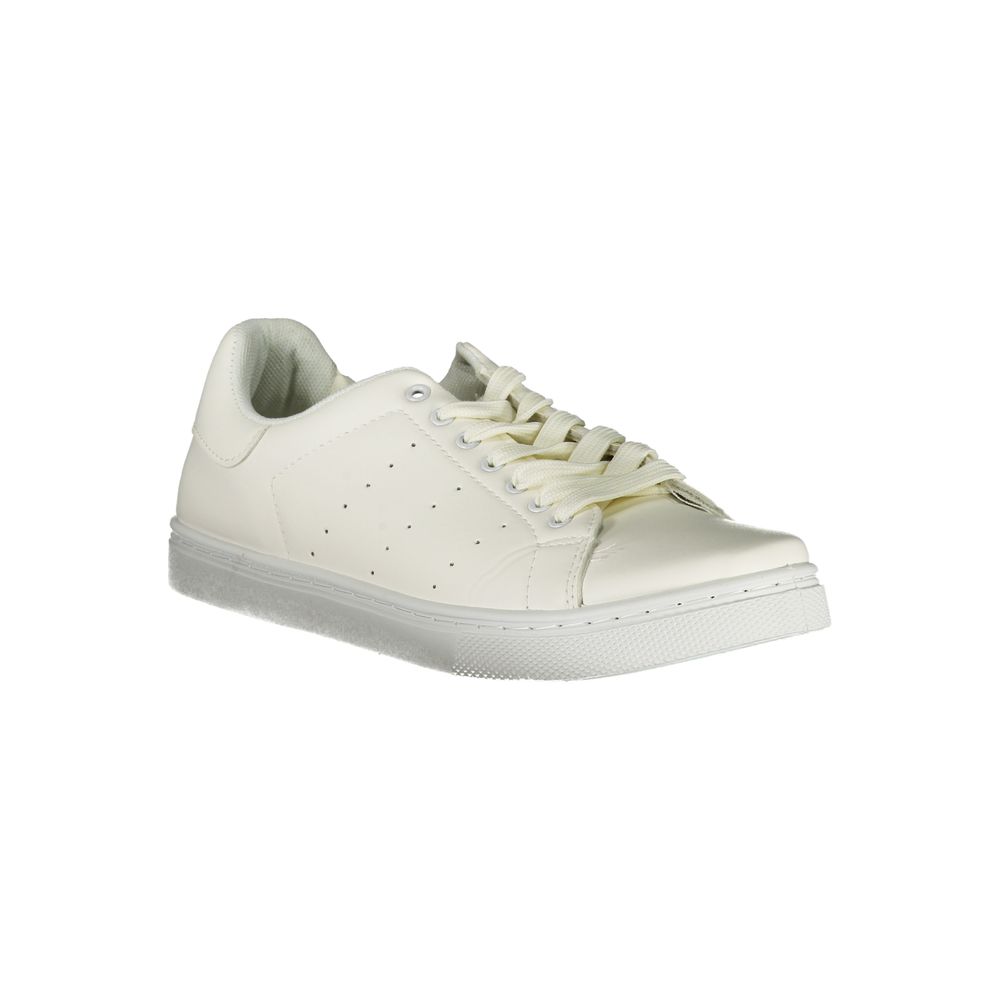 Geographical Norway White Polyester Sneaker