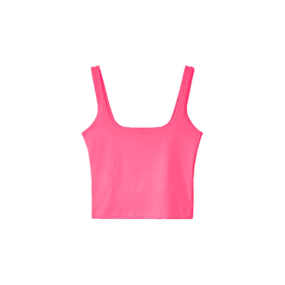 HINNOMINATE Fuchsia Cotton Tops & T-Shirt