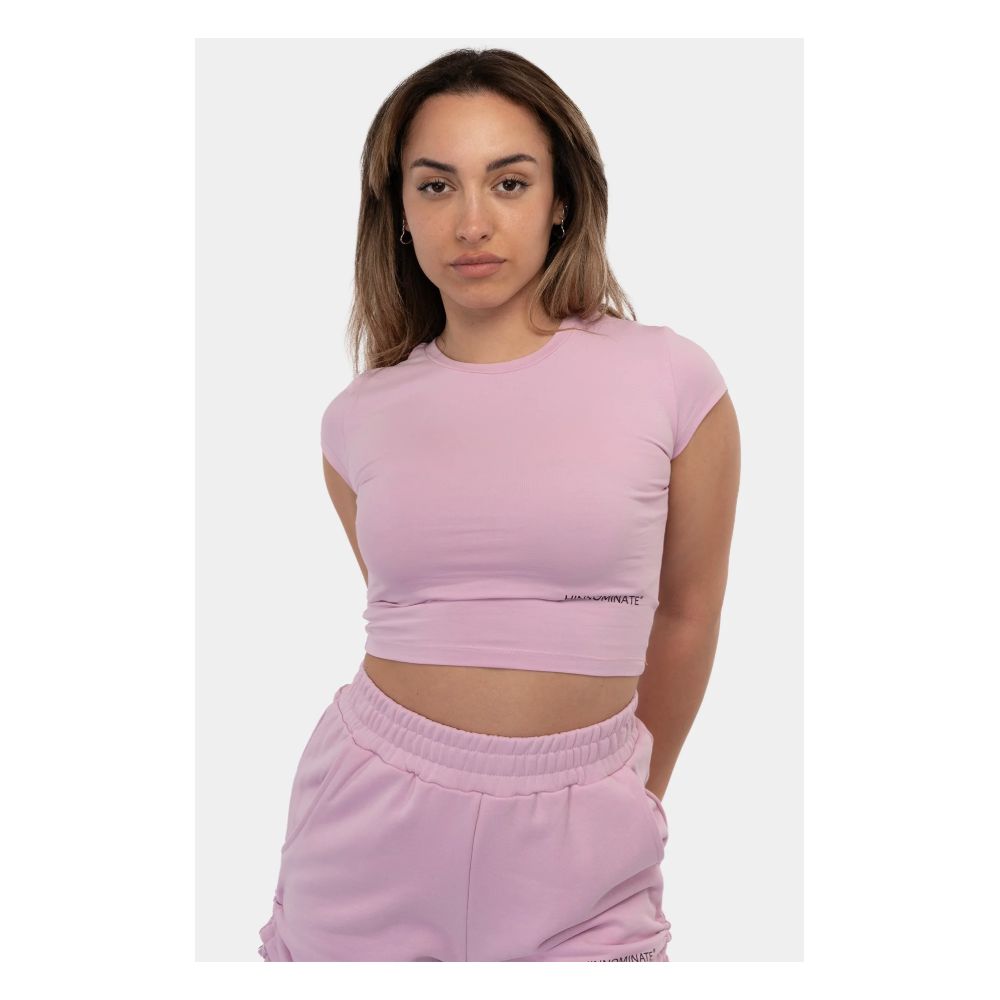 HINNOMINATE Pink Cotton Tops & T-Shirt