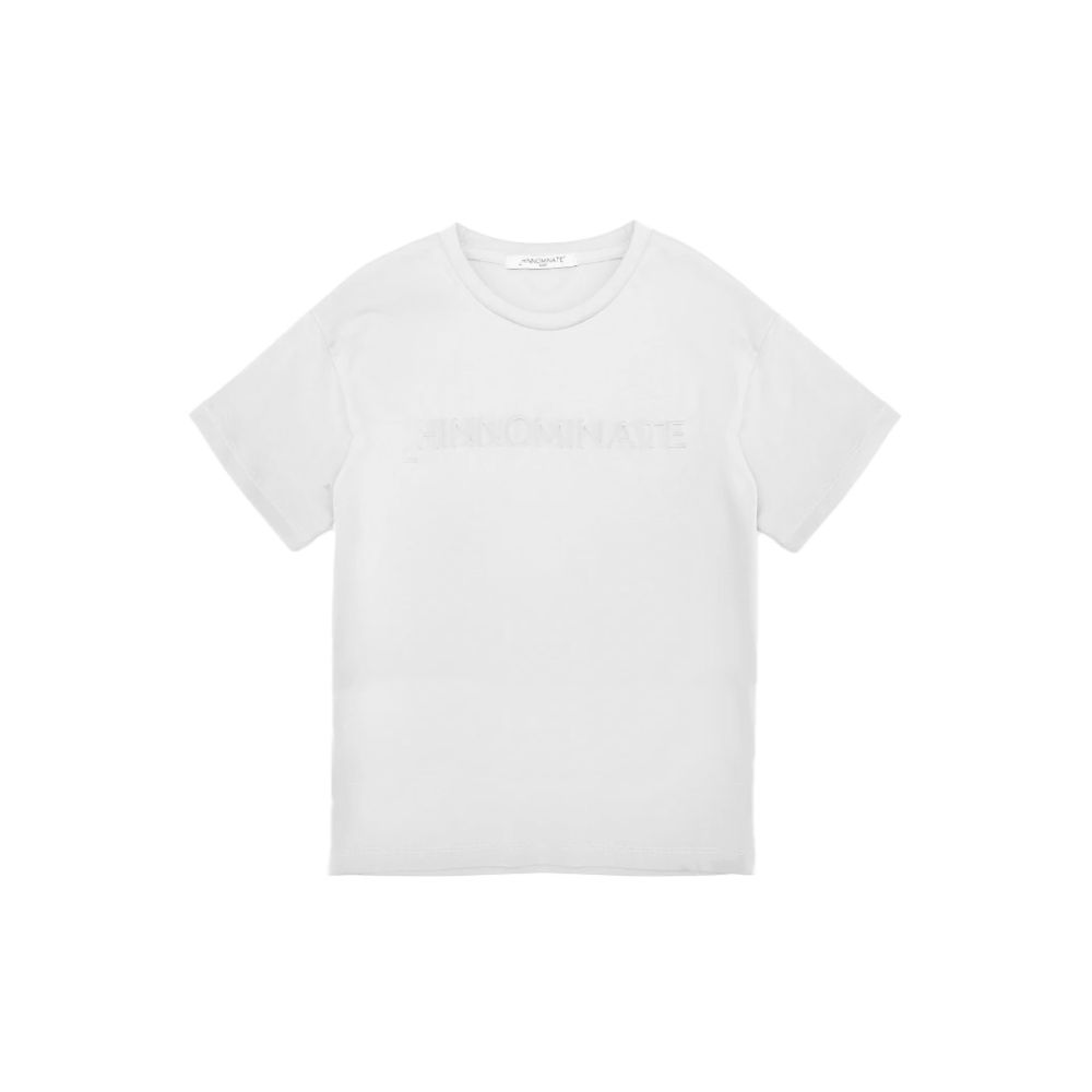 HINNOMINATE White Cotton Tops & T-Shirt
